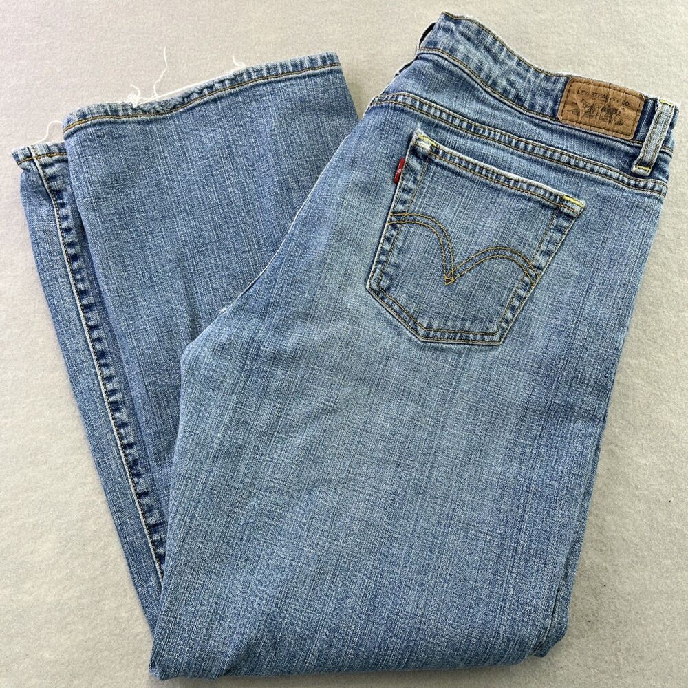 Levis 545 00s Y2K Jeans Womens 16 M Light Wash Low Rise Boot Cut
